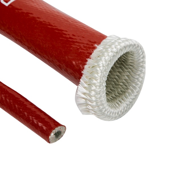 Automotive heat shield sleeve protecting fuel hose and wiring near exhaust heat – BSTFLEX