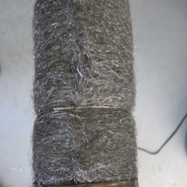 stainless wool muffler packing