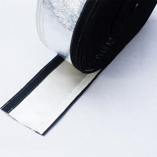 Heat Shield Sleeve with Hook and Loop Seam
